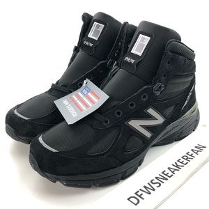 New Balance 990 Mid Made In USA Men Black Sneakers